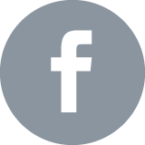 Facebook logo in a circle