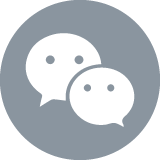 Wechat logo in a circle
